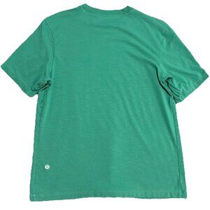 LULULEMON ZEROED IN SHORT SLEEVE SHIRT SMALL LIKE NEW GREEN